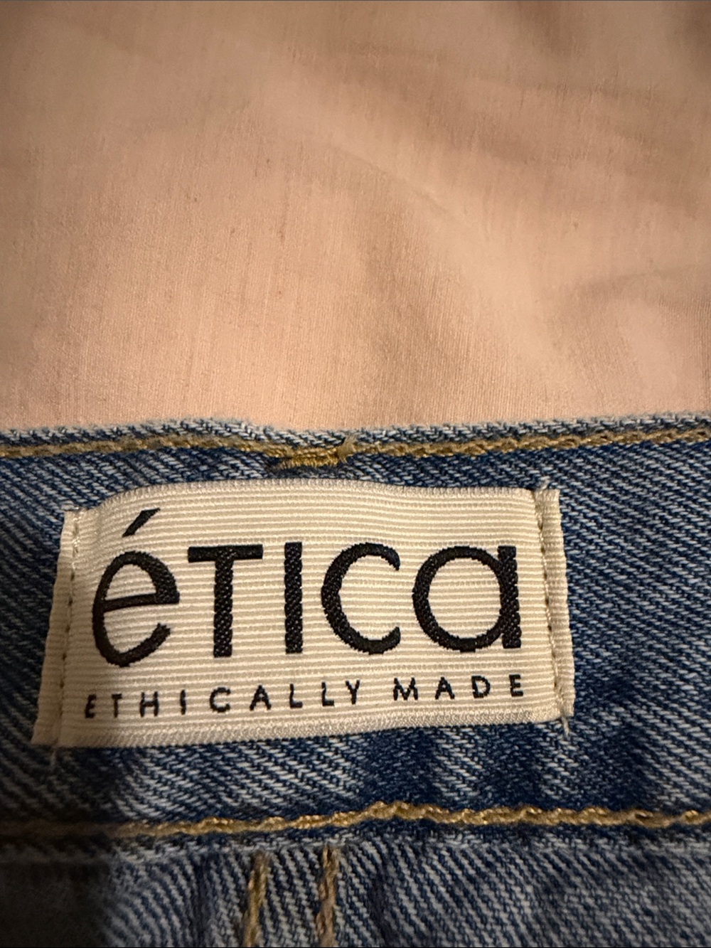 Etica Light Blue Wide Leg High-Rise Jeans - Picture 2 of 3